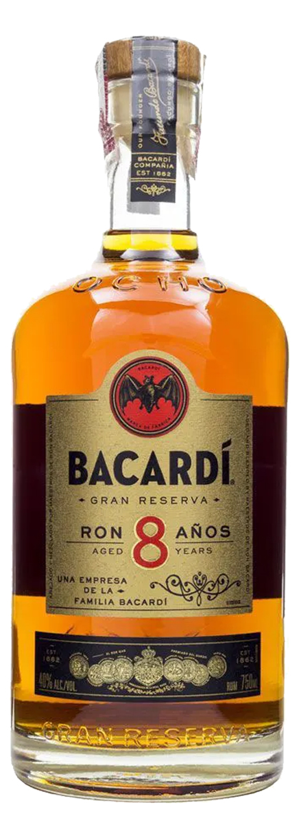 RUM BACARDI 8 ANOS