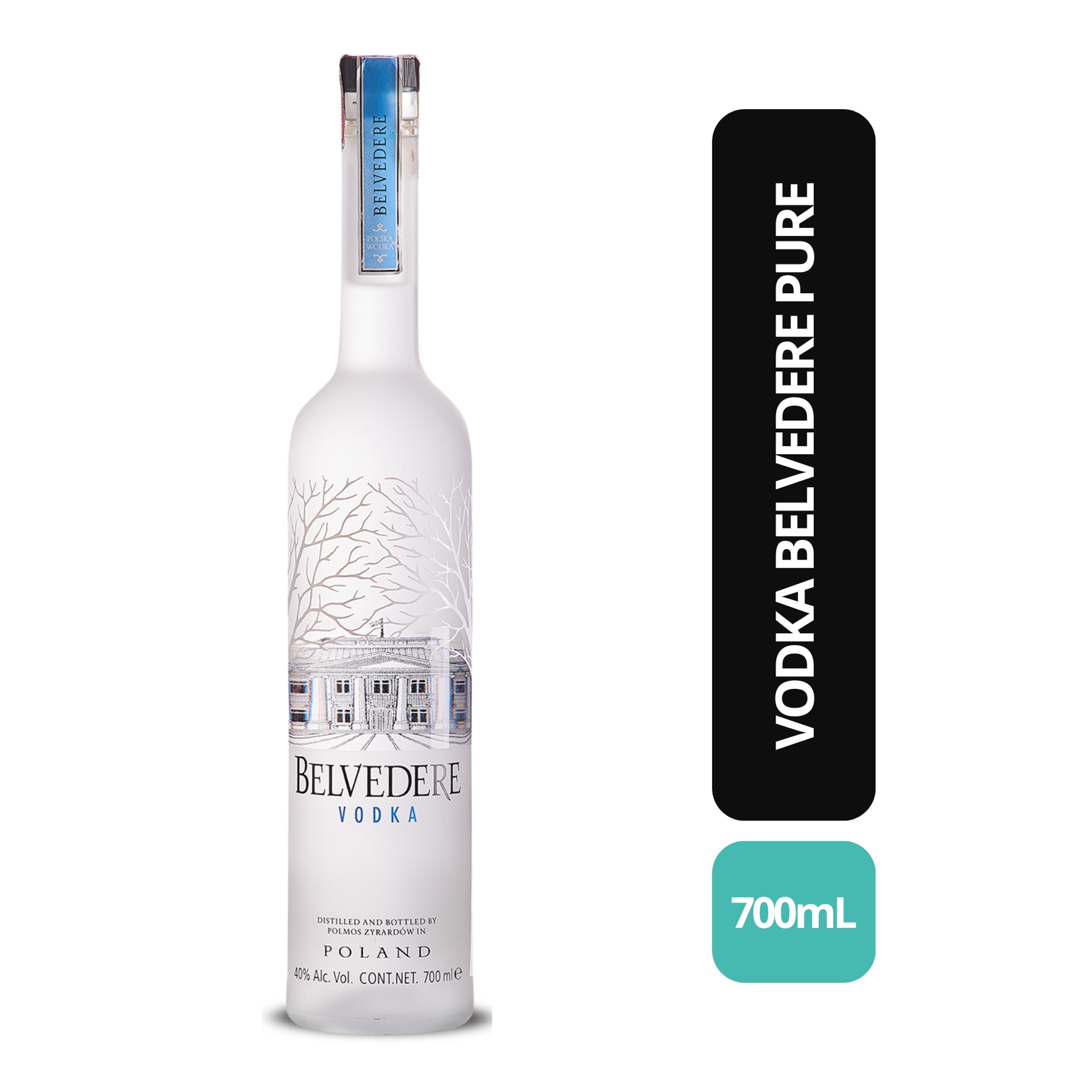 VODKA BELVEDERE PURE 50 ML