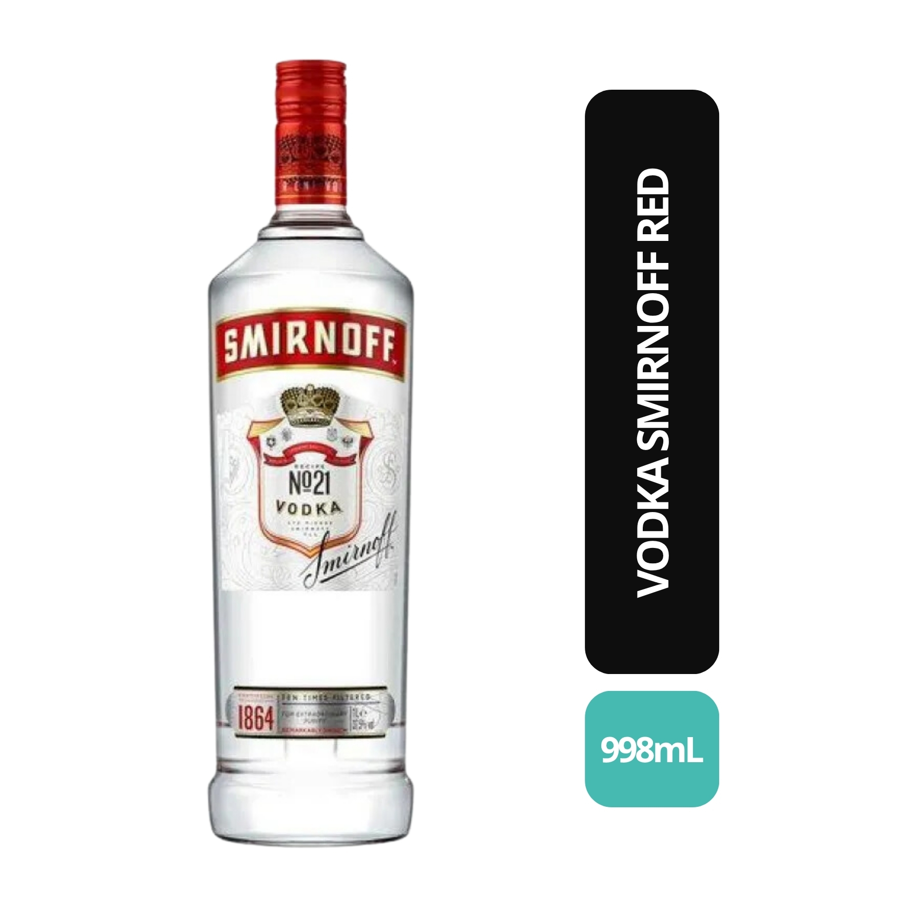 VODKA SMIRNOFF RED PET 1750ML