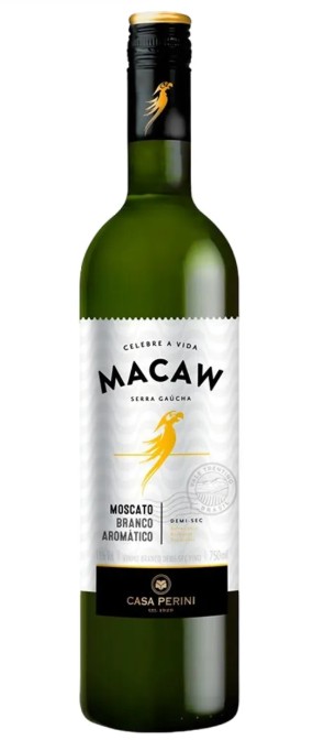 VINHO MACAW BCO MOSCATO - 750ML