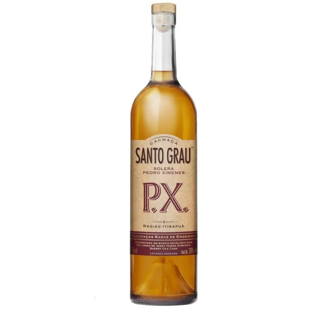CACHACA SANTO GRAU SOLERA P. XIM 750ML