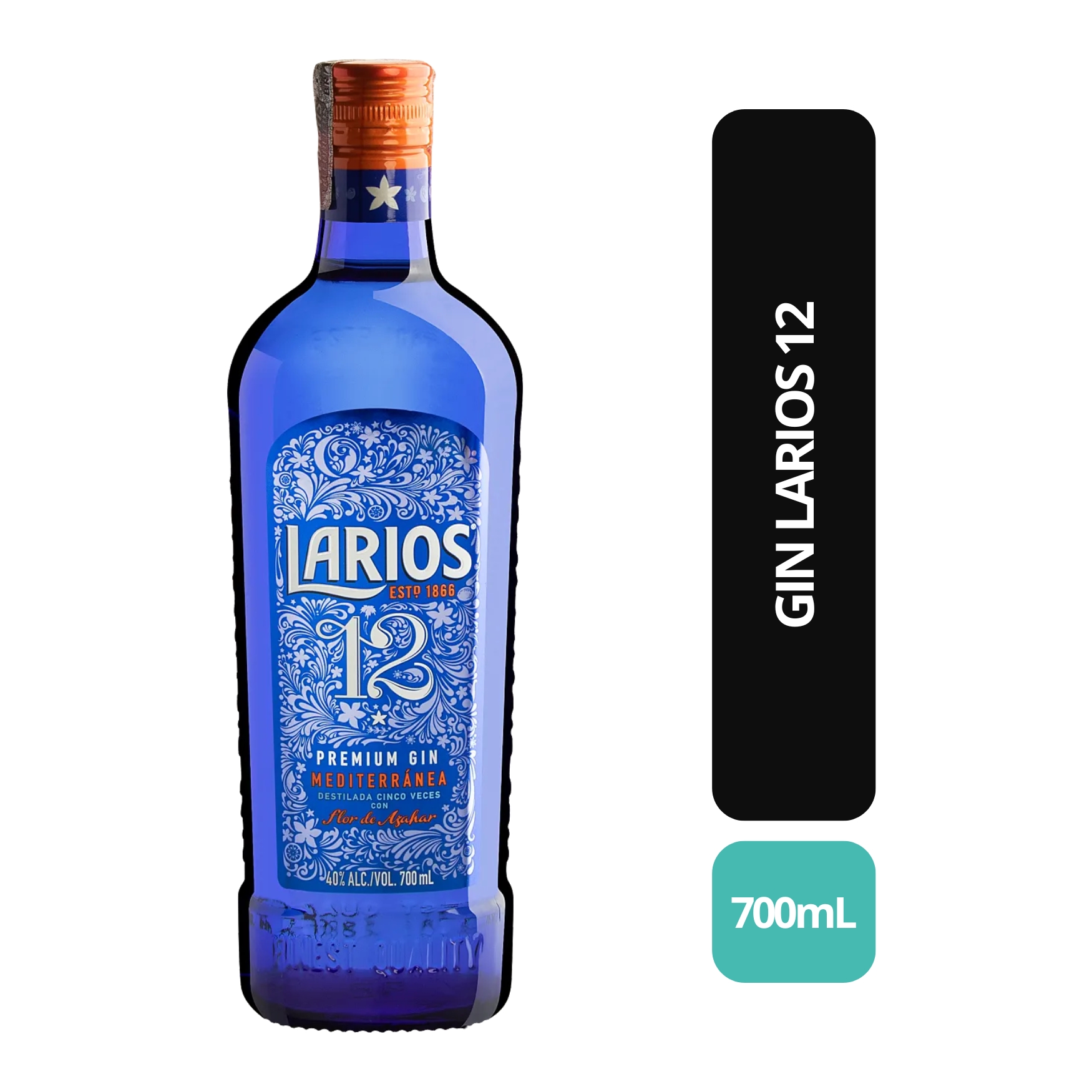 GIN LARIOS 12 PREMIUM 700ML