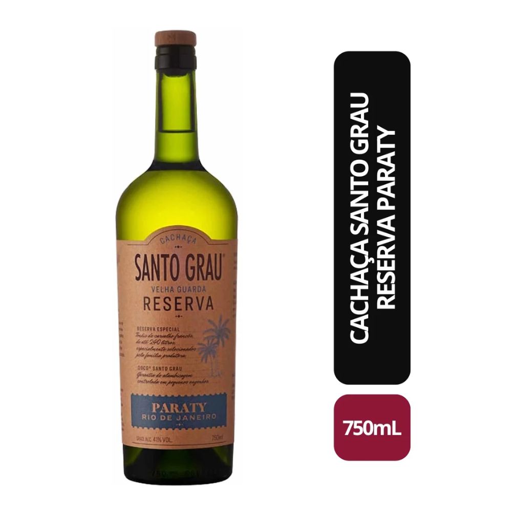 CACHACA SANTO GRAU PARATY RESERVA 750ML