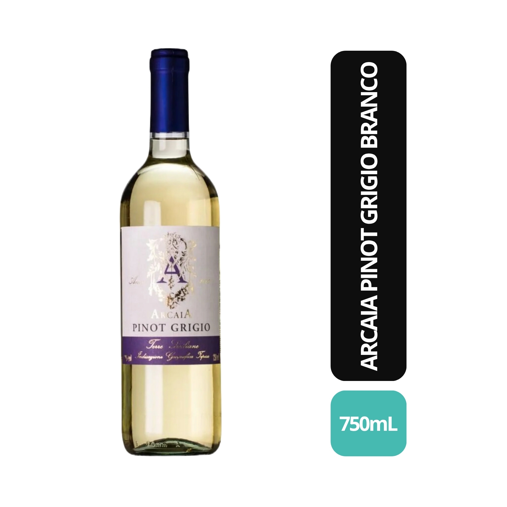 VINHO ARCAIA PINOT GRIGIO BRANCO 750ML