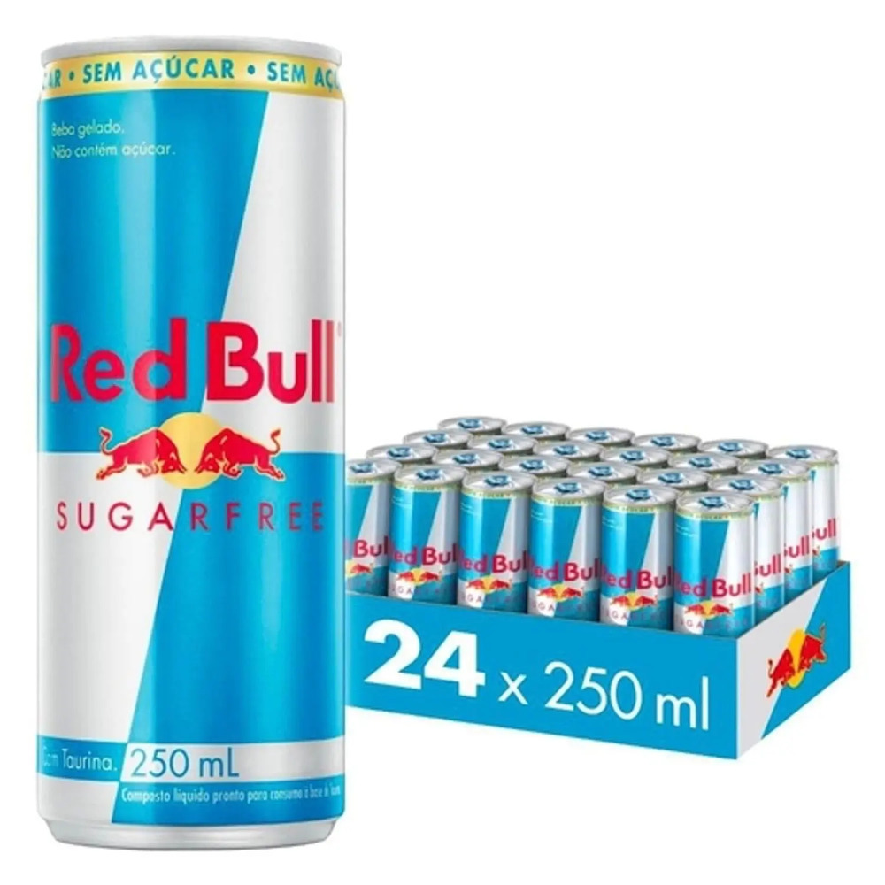 RED BULL SUGAR FREE  250 ML CX C/24