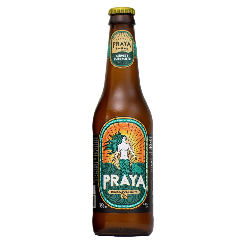 CERVEJA PURO MALTE PRAYA LN 24X355ML