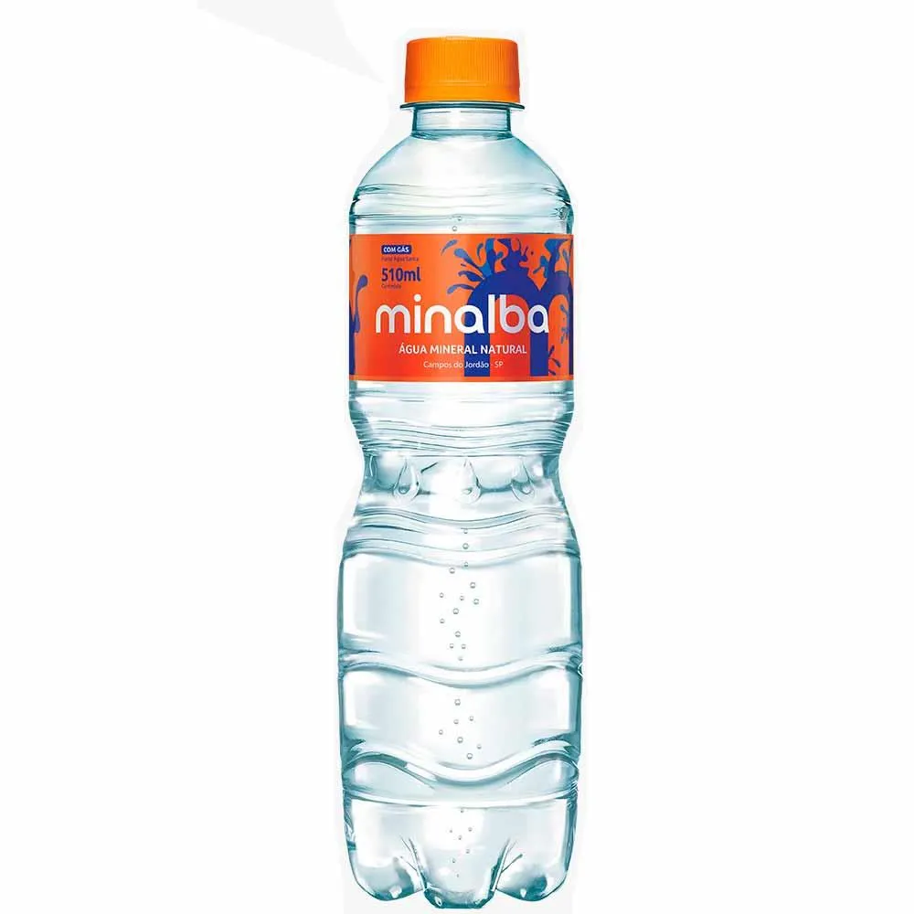 AGUA MINALBA C/GAS GRF 12X510ML