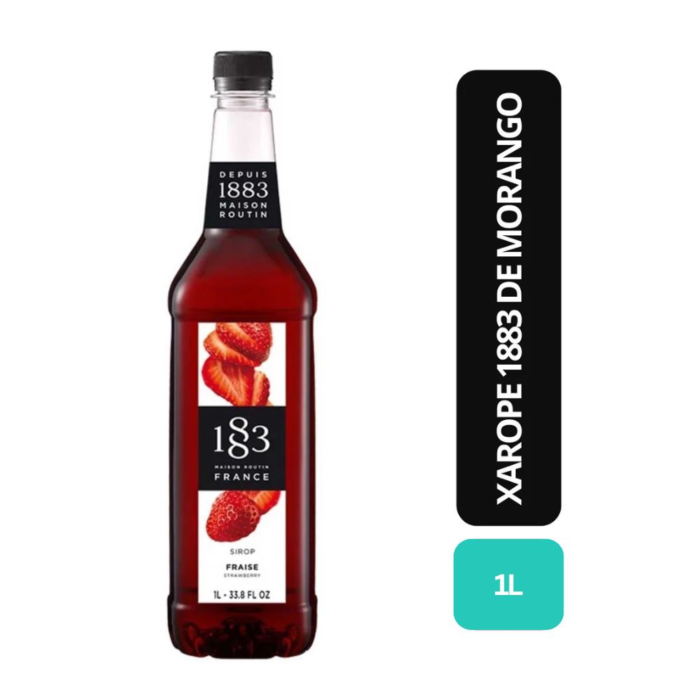 XAROPE 1883 DE MORANGO 1L