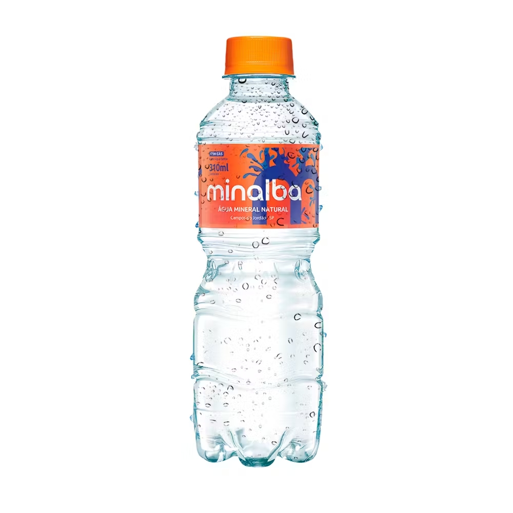 AGUA MINALBA C/GAS GRF 12X310ML