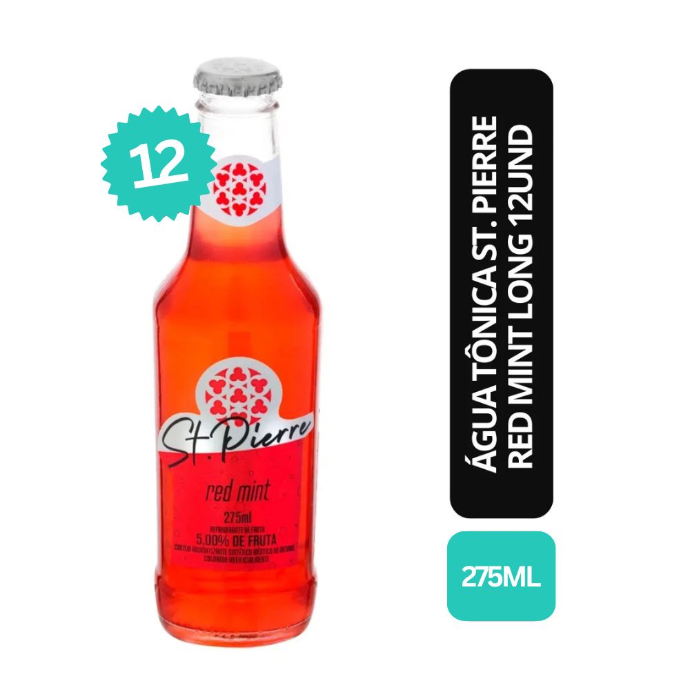 TONICA ST PIERRE RED MINT LN 275MLX12