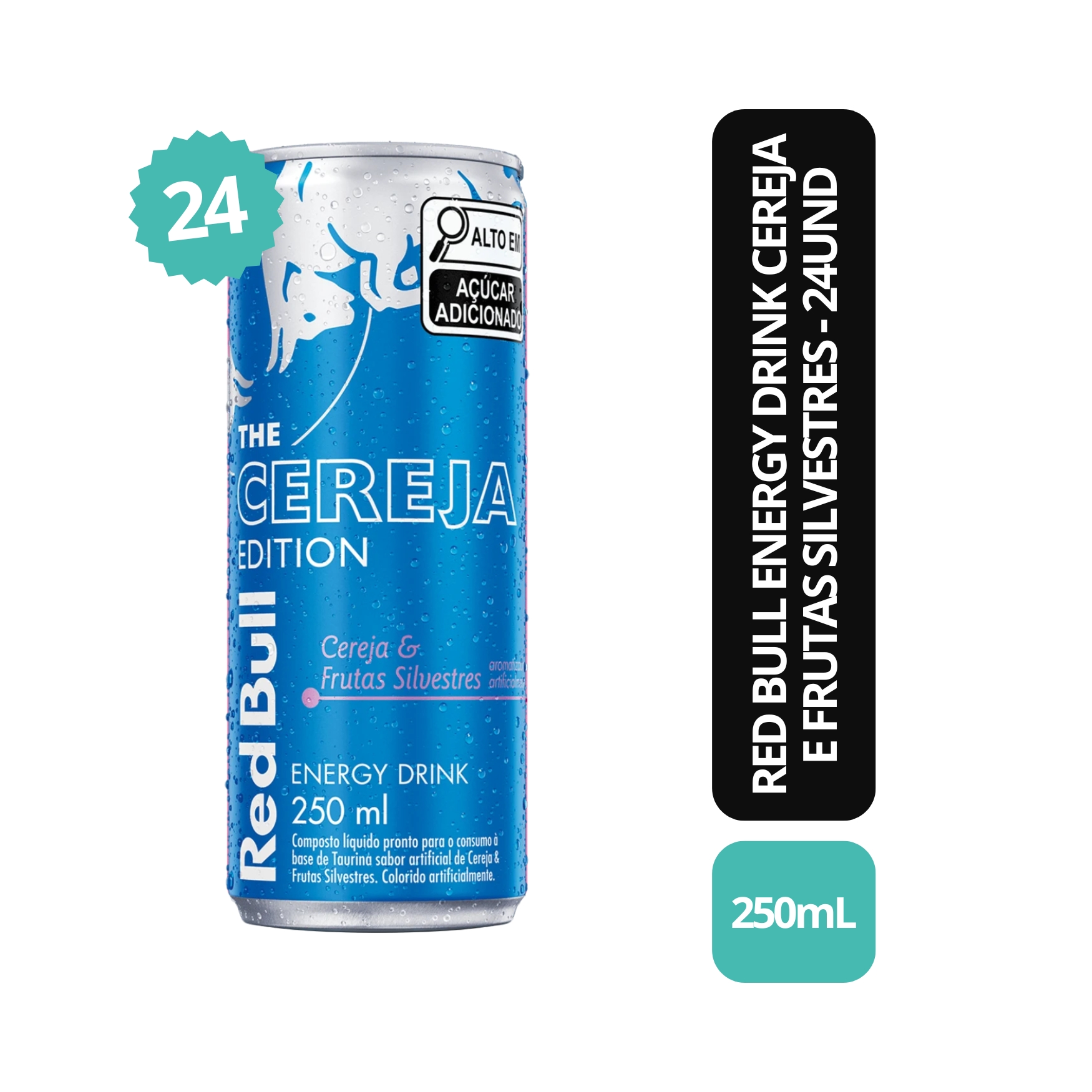 RED BULL CEREJA 24X250ML