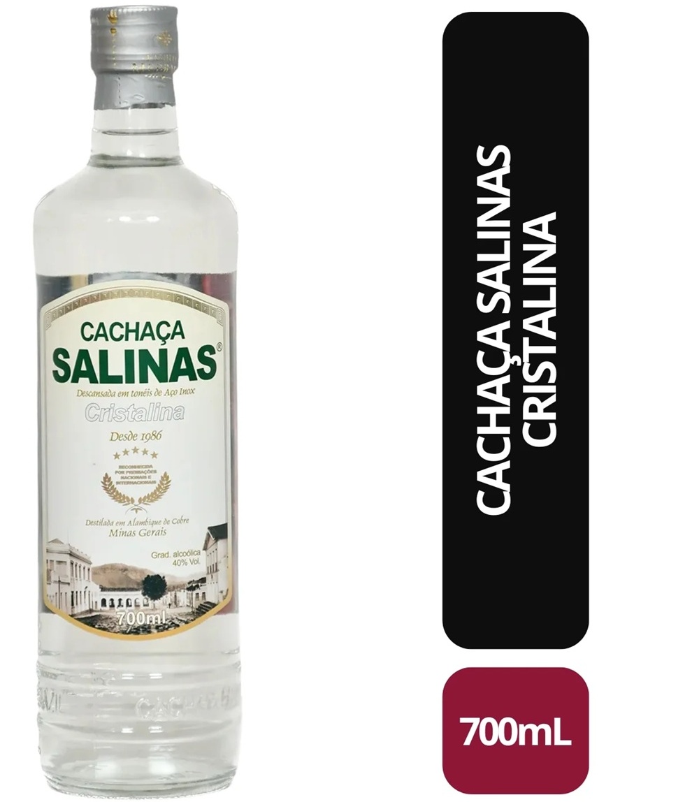 CACHACA SALINAS CRISTALINA 700ML