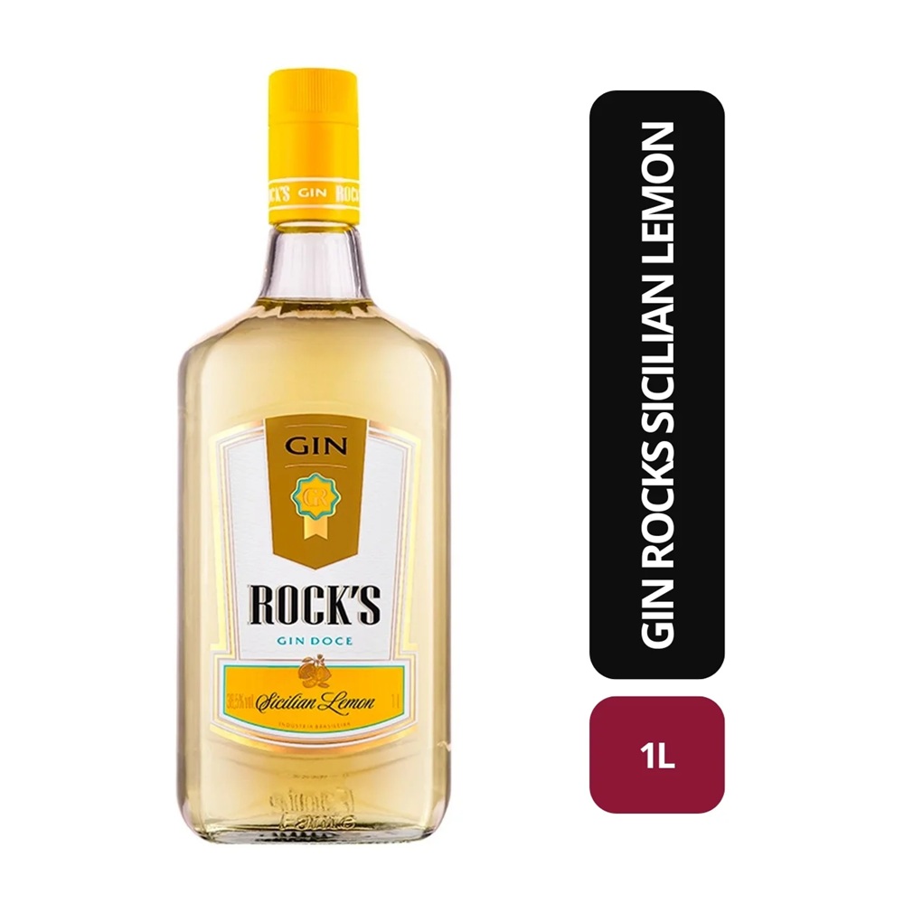 GIN ROCKS SICILIAN LEMON 1LT