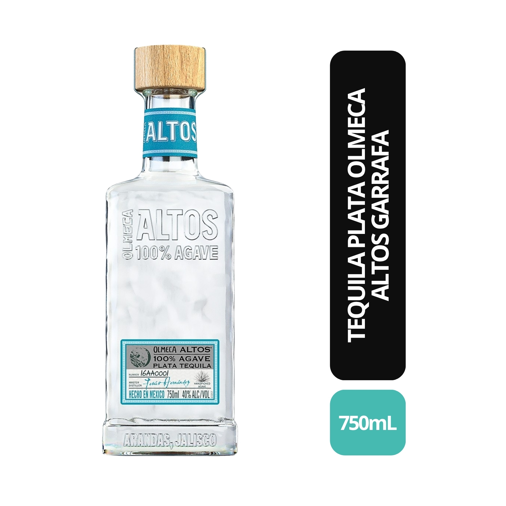 TEQUILA ALTOS PLATA 750ML