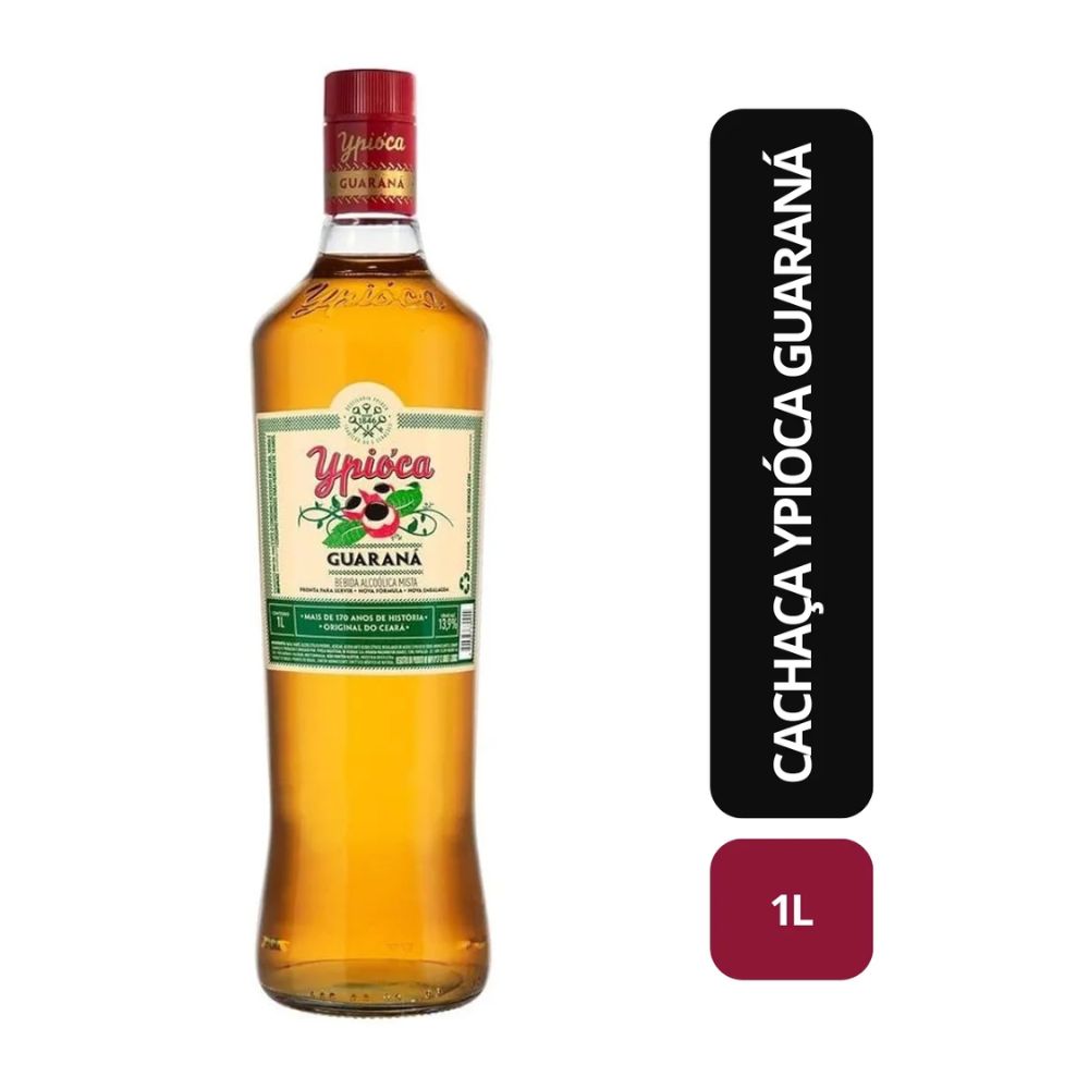 CACHACA YPIOCA GUARANA 1L