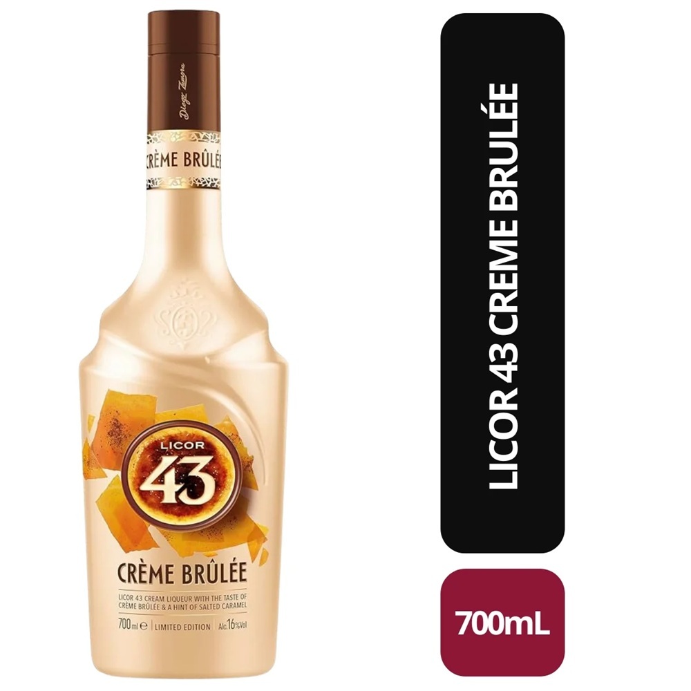 LICOR DIEGO ZAMORA 43 CREME BRULEE 700ML