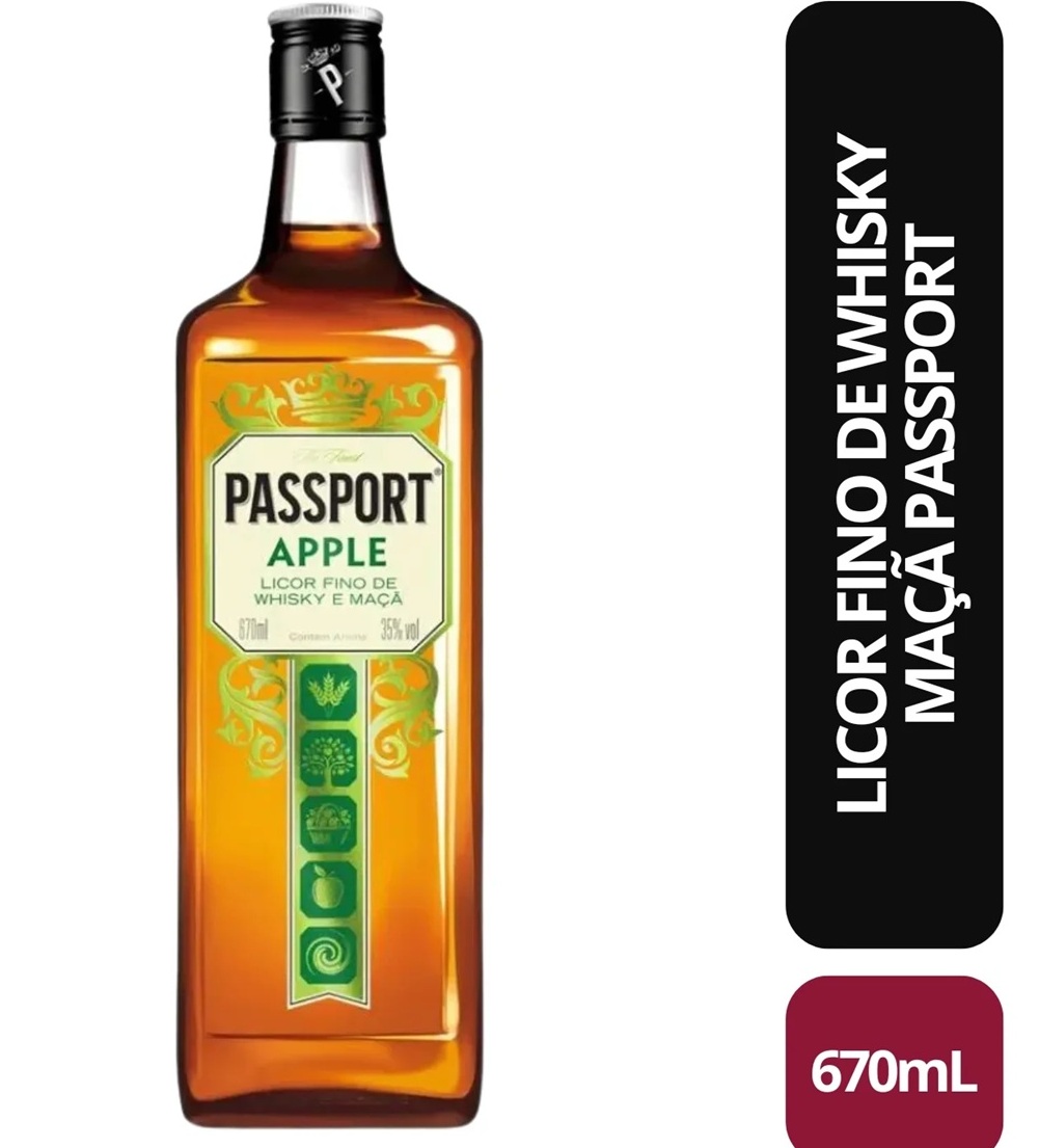 LICOR DE WHISKY PASSPORT APPLE