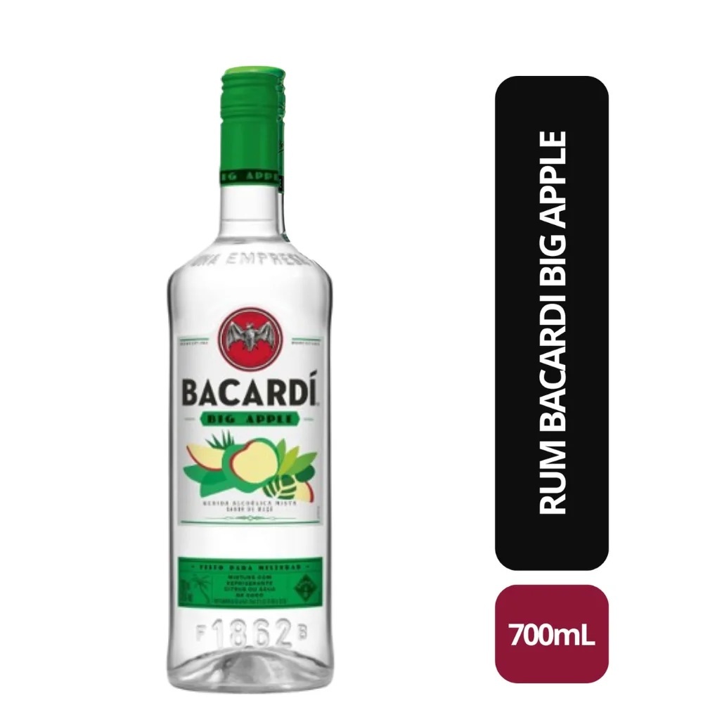 RUM BACARDI BIG APPLE 700ML
