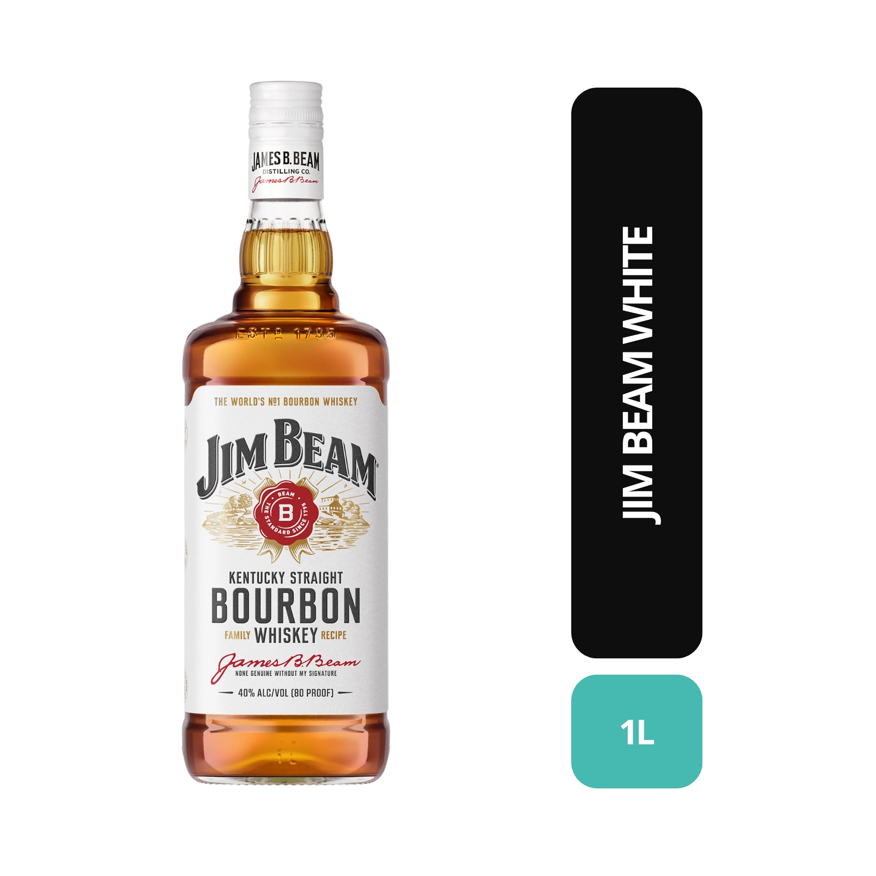 WHISKY JIM BEAM WHITE 1L
