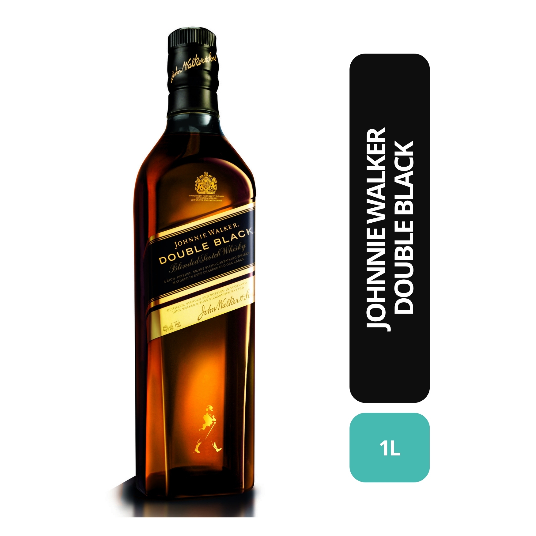 WHISKY JOHNNIE WALKER DOUBLE BLACK 1L