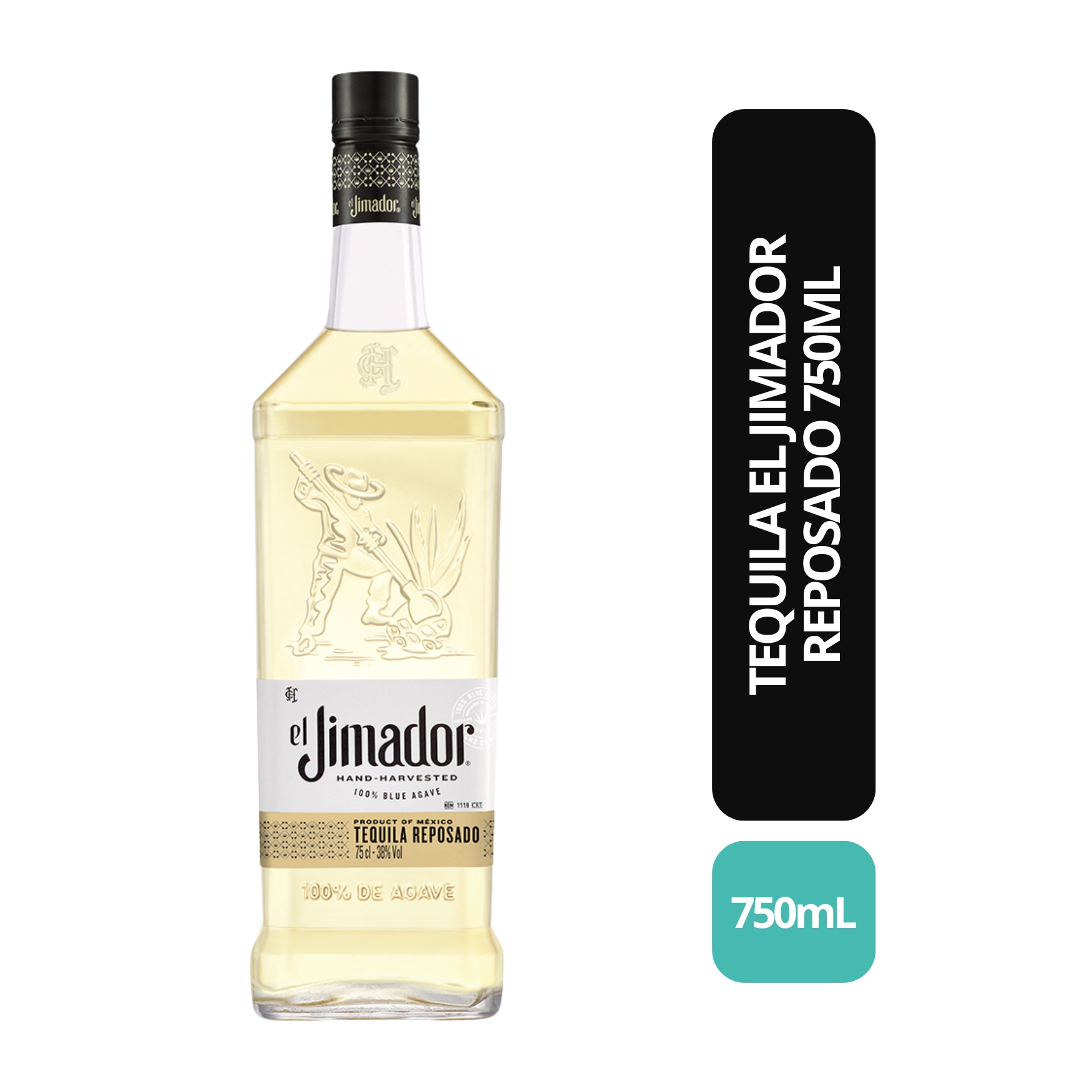 TEQUILA EL JIMADOR REPOSADO 750 ML