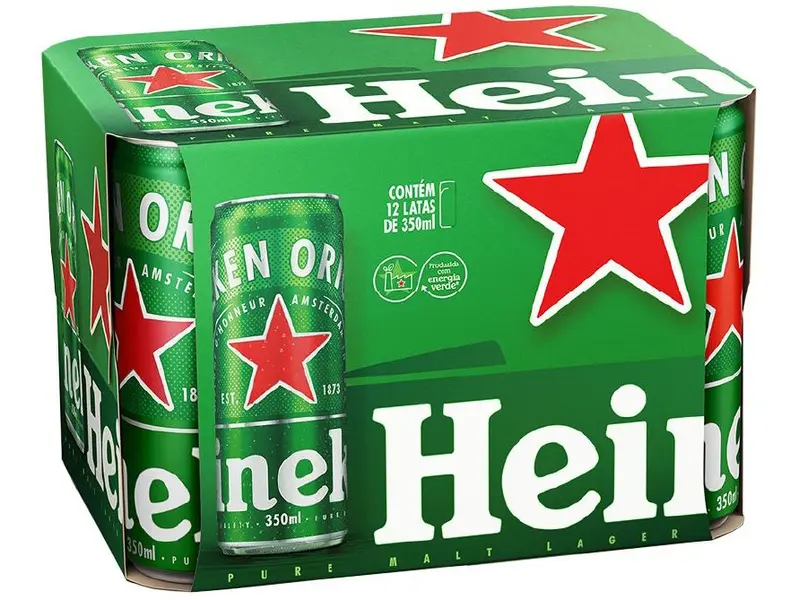 CERVEJA HEINEKEN LATA SLEEK 12X350ML