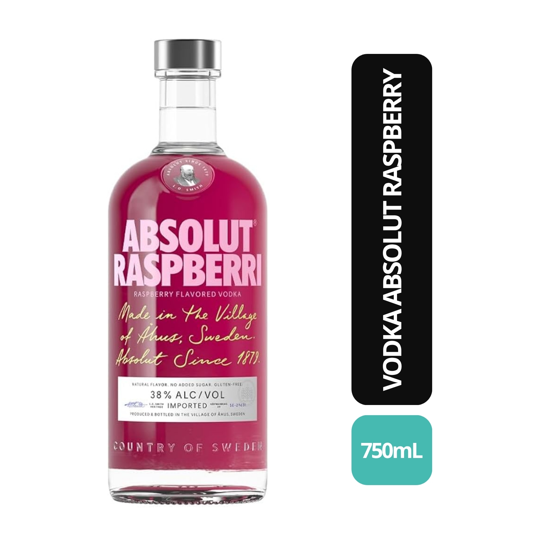 VODKA ABSOLUT RASPBERRY - 750ML