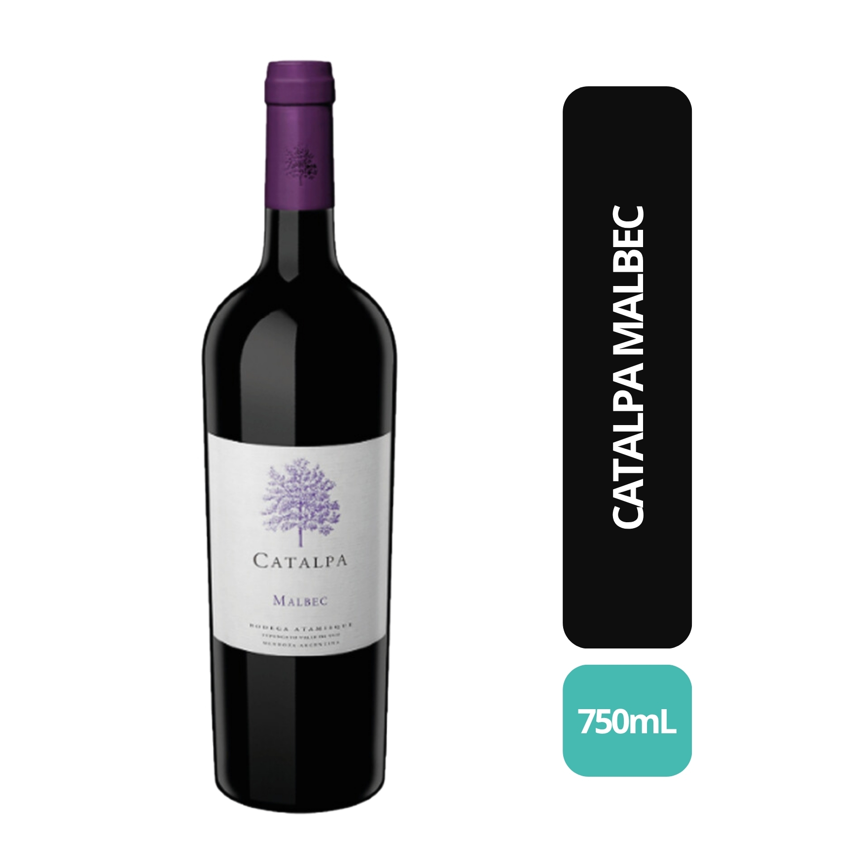 VINHO TINTO MALBEC CATALPA 750ML