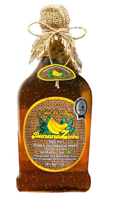 CACHAÇA BANANAZINHA 900ML