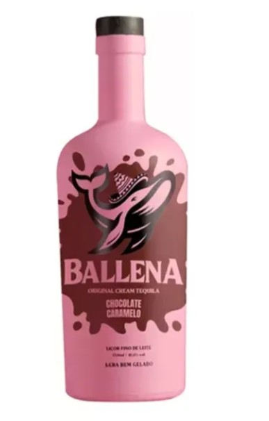 LICOR BALLENA CHOCOLATE E CARAMELO 750ML