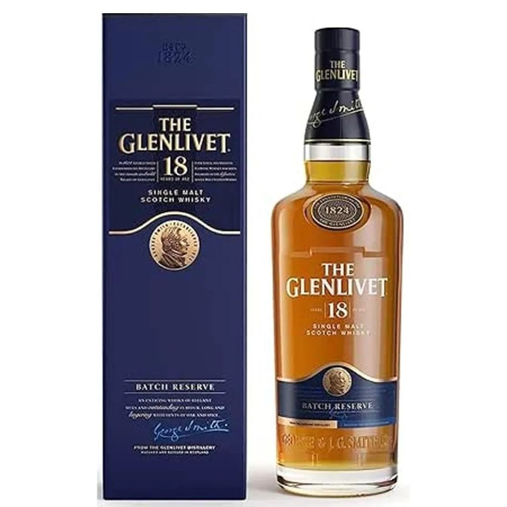 WHISKY GLENLIVET 18 ANOS 750 ML