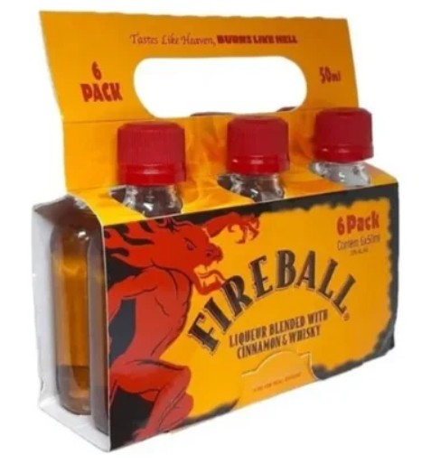 LICOR CAN FIREBALL CX C/ 6X50ML