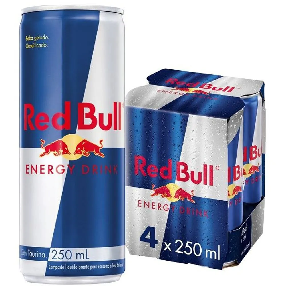 4 PACK  RED BULL