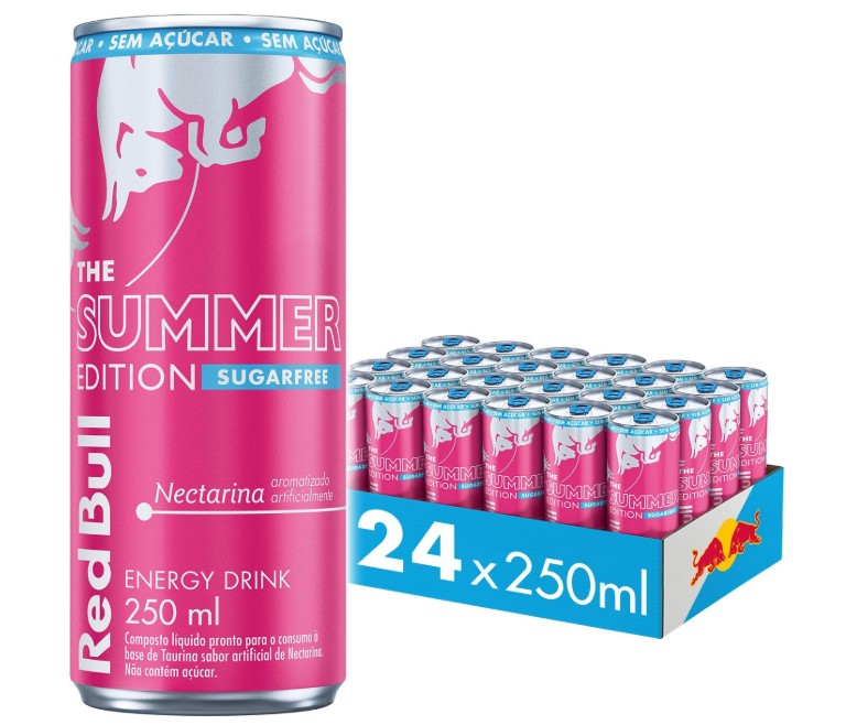 RED BULL SUMMER SF PEACH 24X250ML